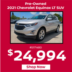 Pre-Owned 2021 Chevrolet Equinox LT SUV