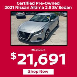 Certified Pre-Owned 2021 Nissan Altima