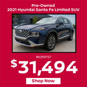  Pre-Owned 2021 Hyundai Santa Fe Limited SUV