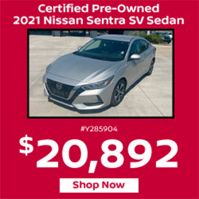 Certified Pre-Owned 2021 Nissan Sentra S Sedan