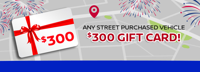 $300 gift card offer