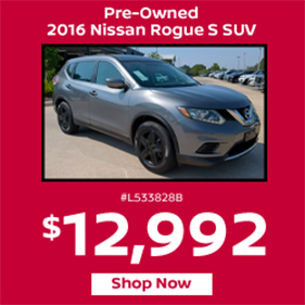  Pre-Owned 2016 Nissan Rogue S SUV