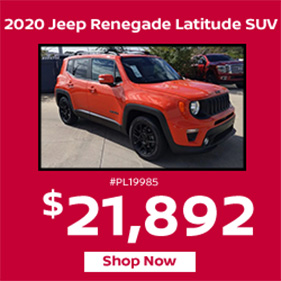 2020 Jeep Renegade offer