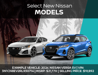 Select Nissan models