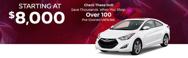 Over 100 Pre-owned vehicles