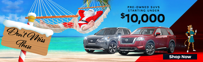 Pre-Owned SUVs starting under $10,000