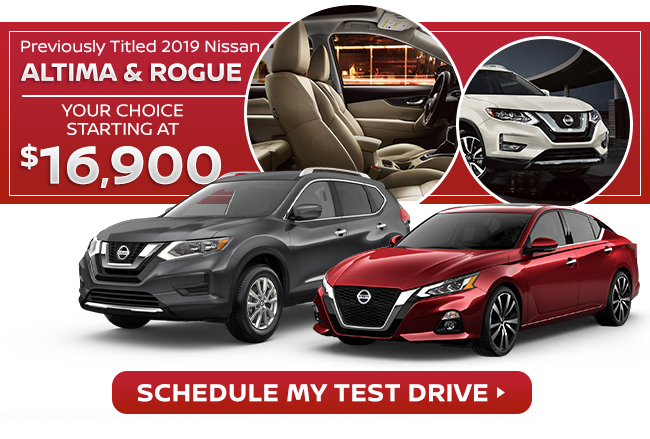 PREVIOUSLY TITLED 2019 NISSAN ALTIMA NISSAN ROGUE 
