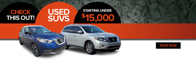 Special Pricing on Used SUVs