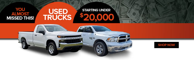 Special Pricing on Used Trucks