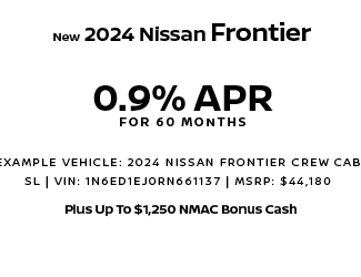 Nissan Frontier offer