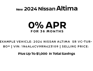 Nissan Altima offer