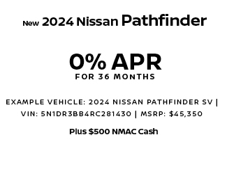 Nissan Pathfinder offer