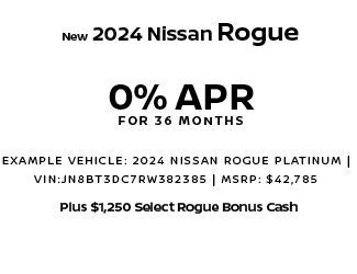 Nissan Rogue offer