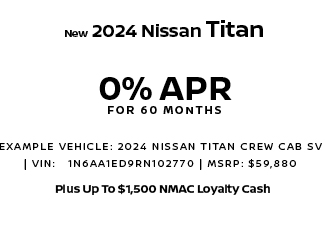 Nissan Titan offer