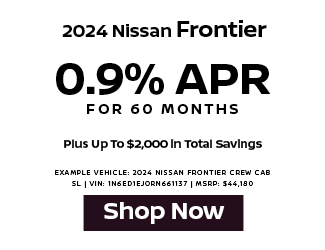 Nissan Frontier offer