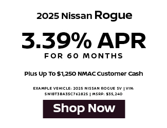 Nissan Rogue offer