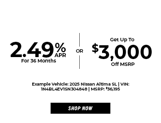 2025 Nissan Altima offer