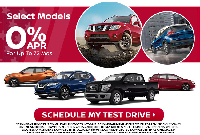 Select Models 0% APR For Up To 72 Months