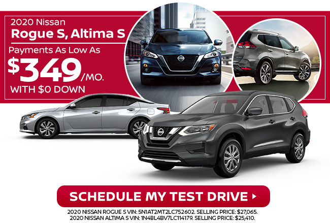 2020 Nissan Rogue S, 2020 Nissan Altima S