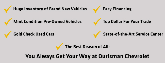 Why Buy From Ourisman Chevrolet