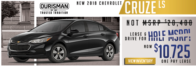 New 2018 Chevrolet Cruze LS