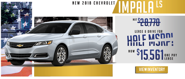 New 2018 CHevrolet Impala LS