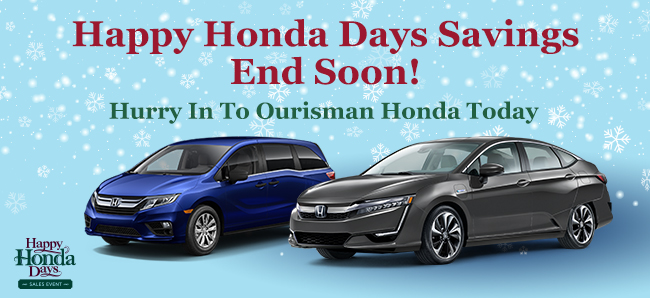 Happy Honda Days Savings End Soon!