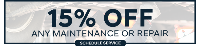 15% Off any maintenance or repair