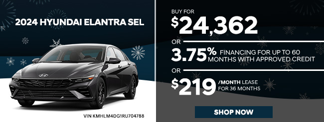 special offer on Hyundai Elantra