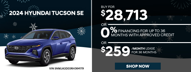 special offer on Hyundai Tucson