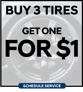 Buy 3 Tires Get one for $1