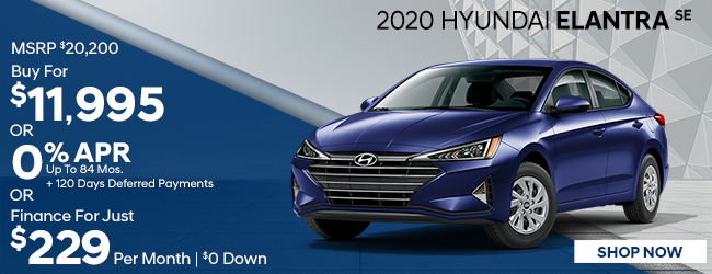 New 2020 Hyundai Elantra