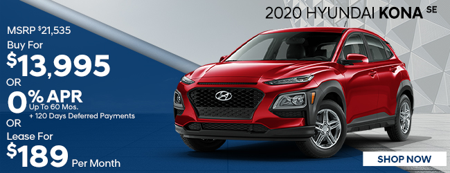 New 2020 Hyundai Kona