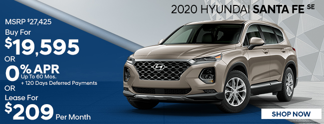 New 2020 Hyundai Santa Fe
