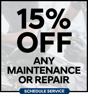 15% off any maintenance or repair