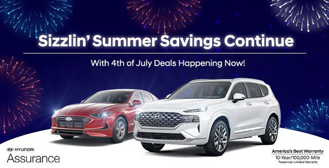 sizzlin summer savings continue with 4th of July Deals happening now