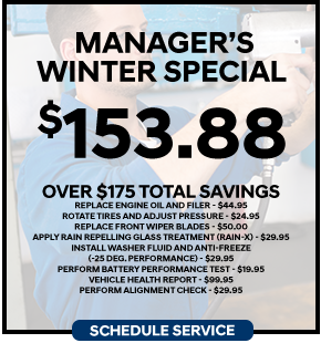 Manager's Winter Special