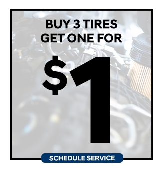 buy 3 tires, get one for a US dollar