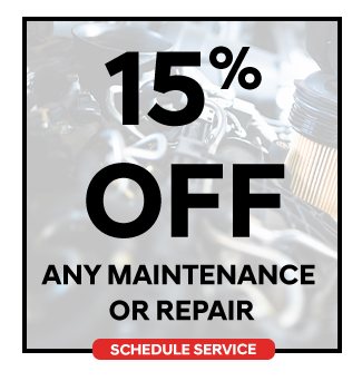 Any Maintenance or repair 15% off