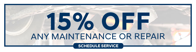 15% Off any factory maintenance