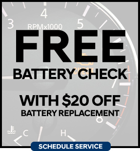 free battery check with twenty dollar off battery replacement