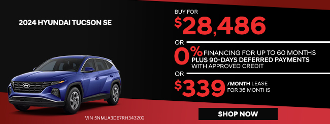 special offers on 2023 Hyundai Tucson