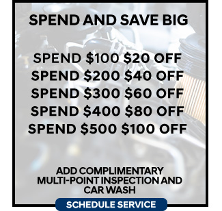 Spend and save big