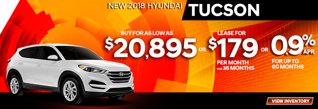 New 2018 Hyundai Tucson