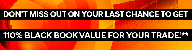 Get 110% Black Book Value For Your Trade