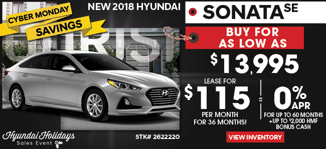 New 2018 Hyundai Sonata SE