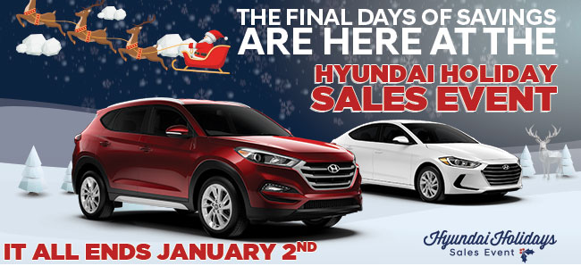 The Hyundai Holiday Sales Event