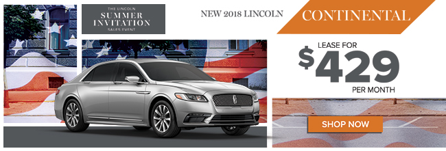 NEW 2018 LINCOLN CONTINENTAL