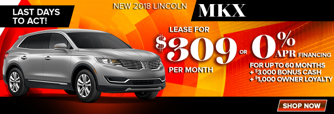 NEW 2018 LINCOLN MKX