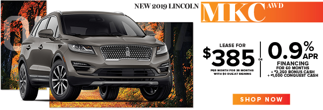 New 2018 Lincoln MKC AWD